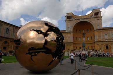 Дворик внутри музея Ватикана 10_6